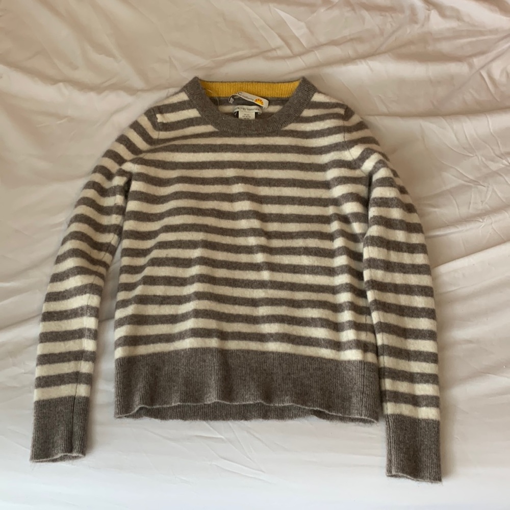 cashmere stripped sweater